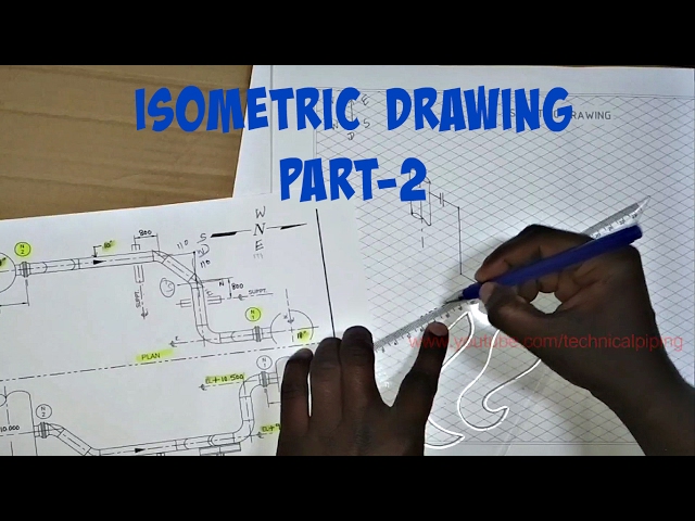 Piping | Draw Isometric Drawing from Orthographic Drawing | PART-2