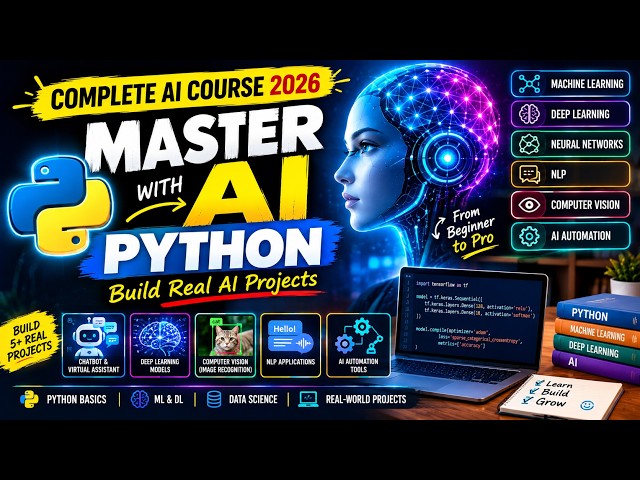 Artificial Intelligence with Python || Complete AI & Machine Learning Bootcamp