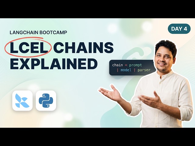 LangChain Tutorial for Beginners: LCEL Chains and Pipe Operator