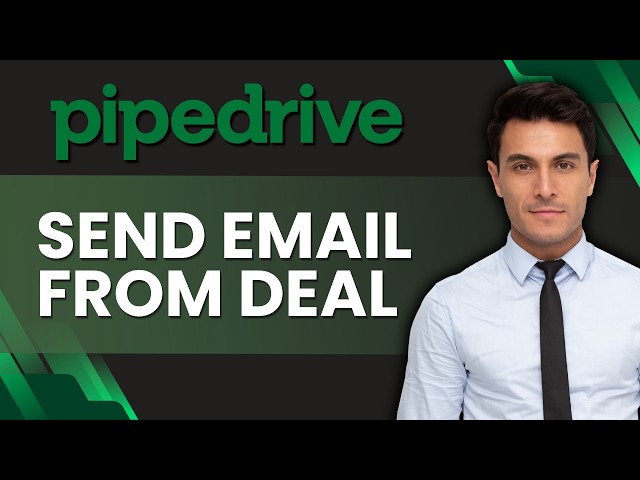 How to Send an Email From a Deal in Pipedrive | Tutorial 2026