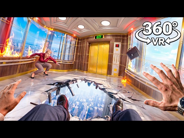 VR 360° - Kamu TERJEBAK di DALAM LIFT YANG JATUH!