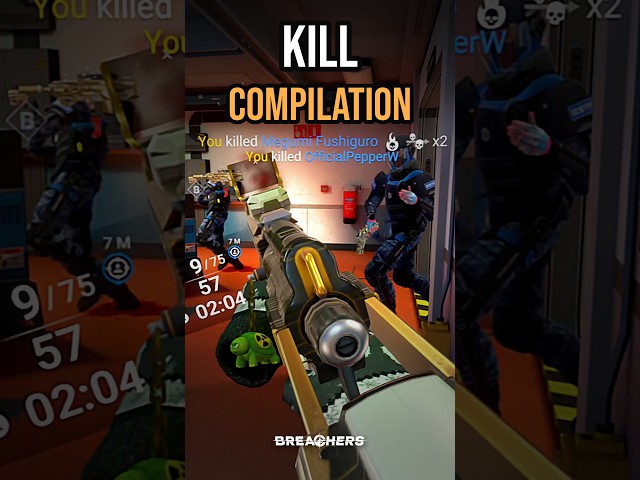 Breachers VR Kill Compilation  #vr #gaming #r6 #vrarcade #virtualreality #virtualrealitygame