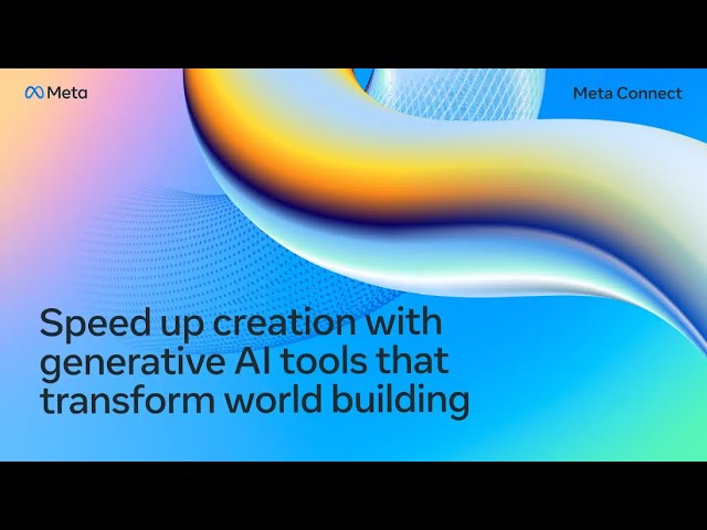 Speed Up Creation with Generative AI Tools that Transform World Building