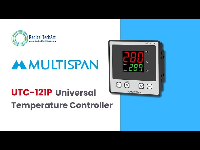 Multispan UTC-121P Universal Temperature Controller | Wiring & Settings