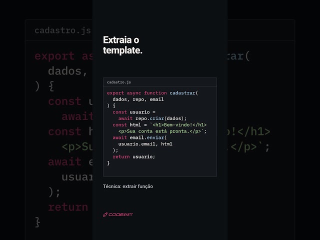 SOLID na prática: o S com refactoring de código #shorts