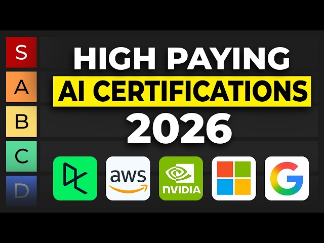 Top 6 AI Certifications That Can Make You Rich in 2026