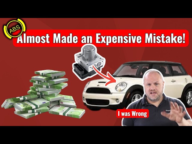 I Almost Replaced a GOOD ABS Module… This Mini Cooper Fooled Me