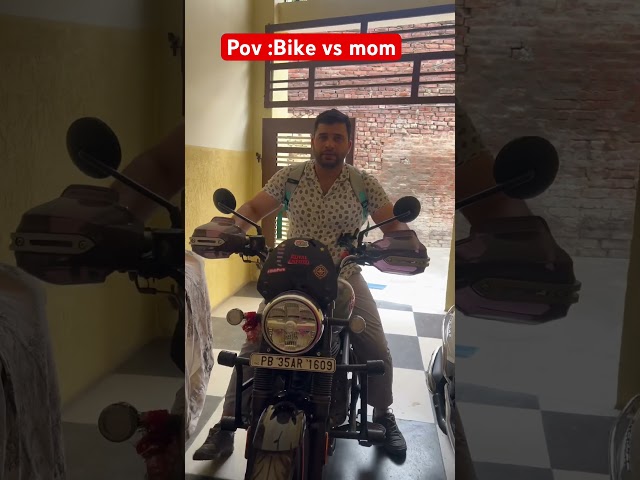 Mom vs My Bike 😂🏍️ | Every Indian Mom Ever! #Shorts #yt #rider #trending #bike