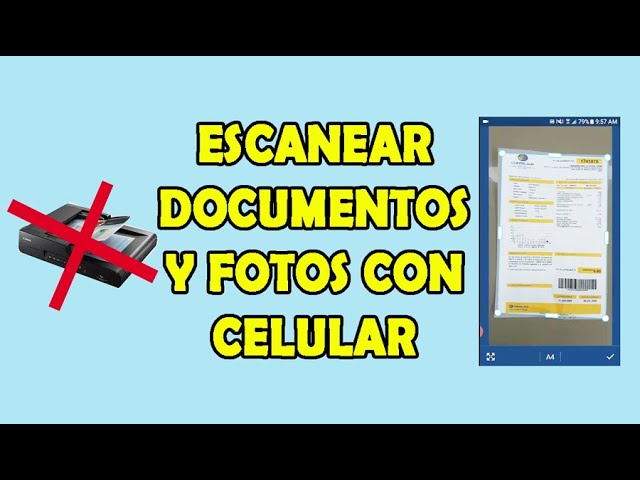 How to scan documents with a cell phone and save them as PDF