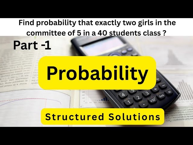 Probability Two solved examples on probability 