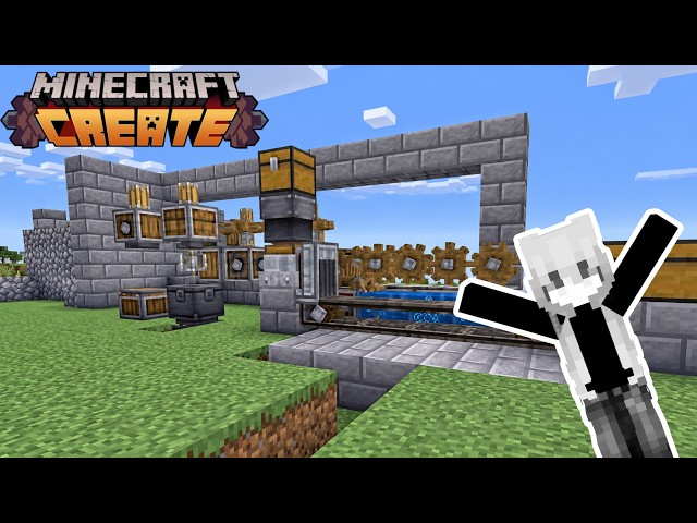 Building my Ultimate Workshop in Minecraft  Create Mod [3#]