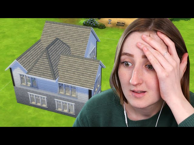 I tried fixing my little sister's builds in The Sims 4
