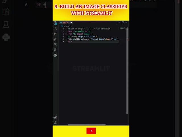 🖼️ Build an Image Classifier with Streamlit
