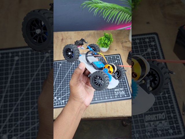 How to Make RC car Using BLDC Motor  | #rccar #ashwinprojects #Altium365