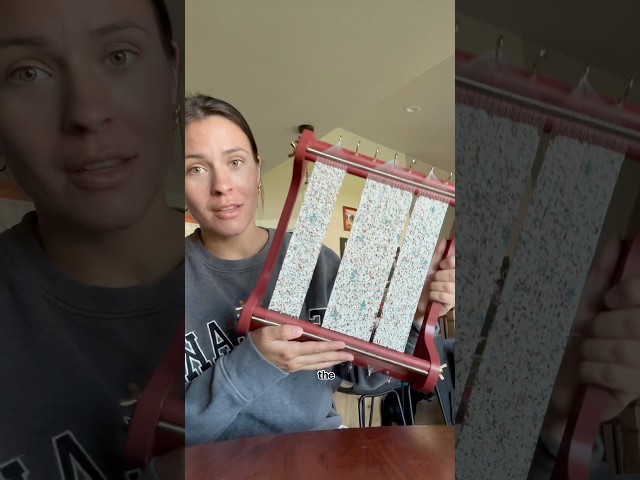 Removing 15,000 beads from the loom! #beadweaving #beadwork #beadweaving