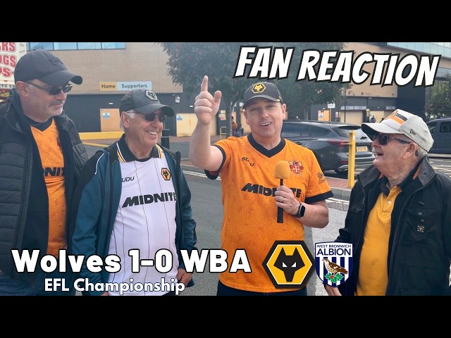 BLACK COUNTRY IS OURS 🤩 Wolves 1-0 West Bromwich Instant Fan Reaction
