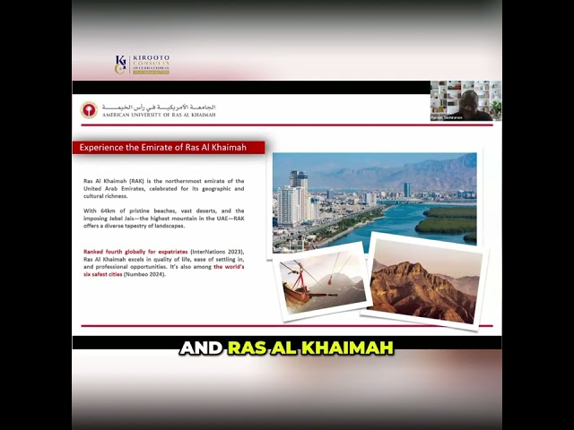 American University of Ras Al Khaimah: More Than Just a Degree! #shorts