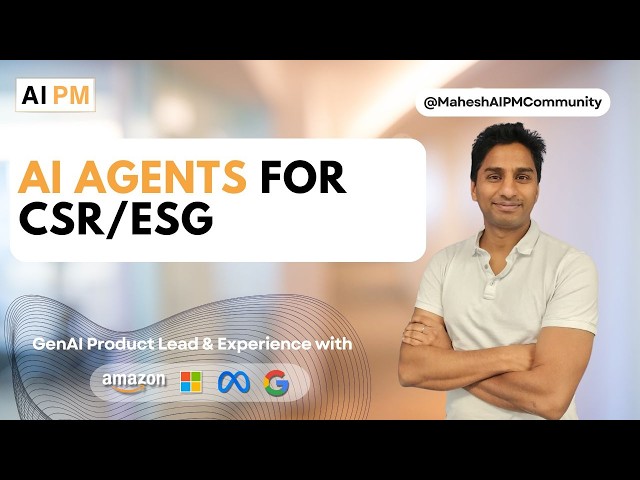 AI Agents for Impact: Build a CSR/ESG Workflow (Web → Report → Slides → Compliance)