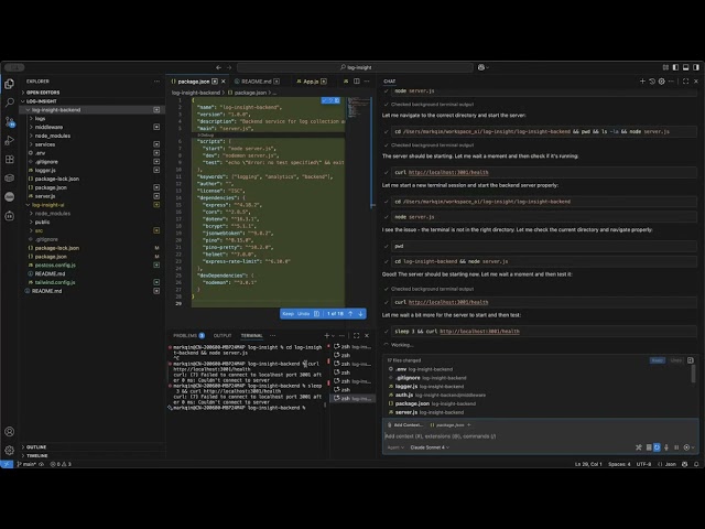 Use GitHub Copilot’s agent to generate a full-stack project with zero code.