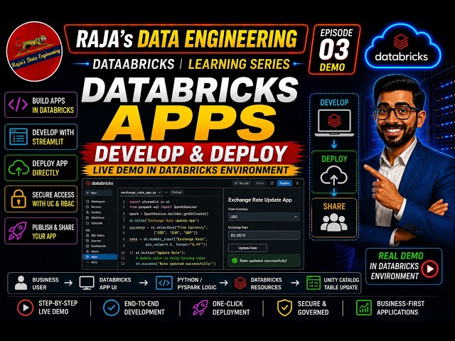 139: Databricks Apps Explained | Part 3: Deploy a Real App in Databricks