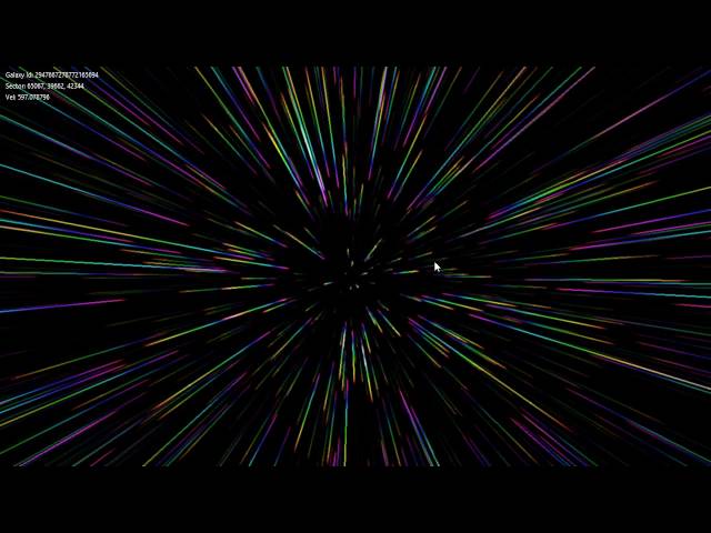 Procedural Galaxy - Warp speed!