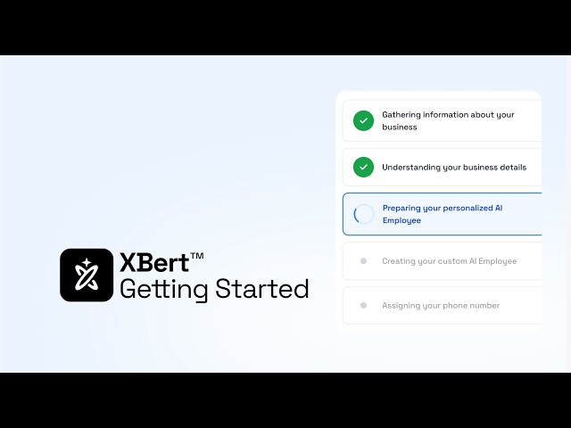 How to Set Up an AI Receptionist for Your Business (XBert Walkthrough)