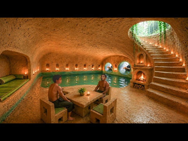 How We Built a Secret Underground Tunnel With Private Pools in Real Life