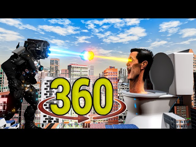 Skibidi toilet VS Cameraman 360 video -Skibidi Toilet 360°  - Episode 2