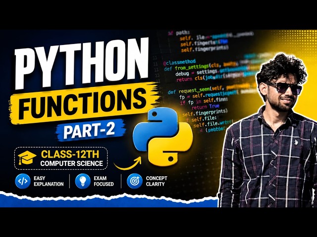 python function | class 12th |computer science| function in python part-2