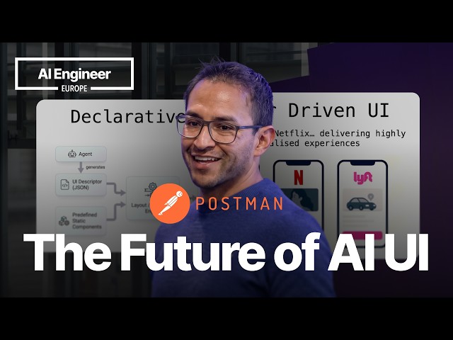Beyond Components: Designing Generative UI for MCP Apps — Ruben Casas, Postman