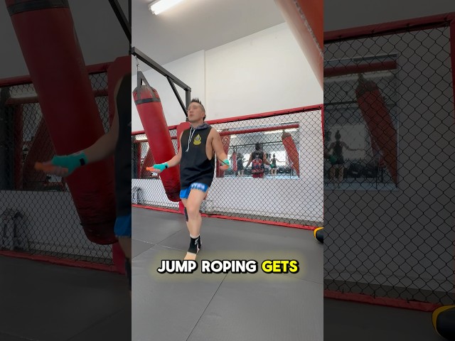 Jump Roping is one of my favorite warmups before Muay Thai training. #Fitness #MuayThai