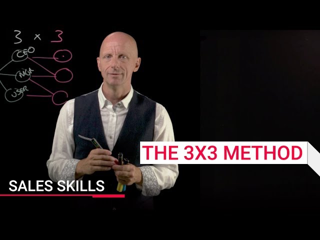3x3 What It Is & How To Do It | Sales Skills | Winning By Design