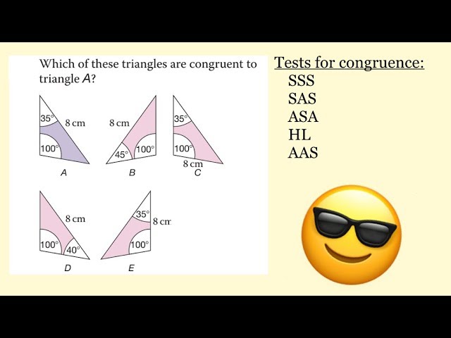 Congruent triangles
