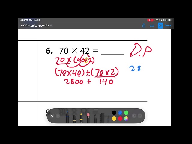 Chapter  4 Lesson 2 hw
