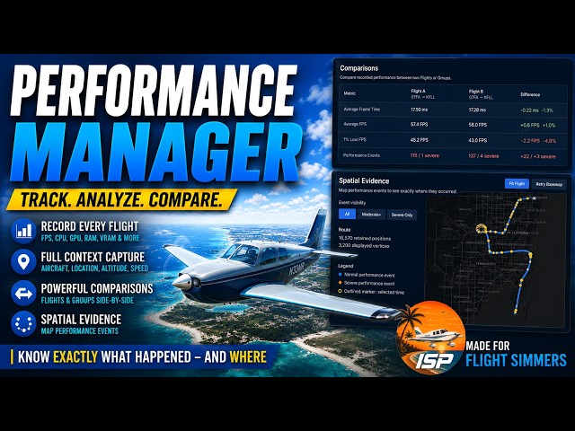 Introducing Performance Manager for Microsoft Flight Simulator