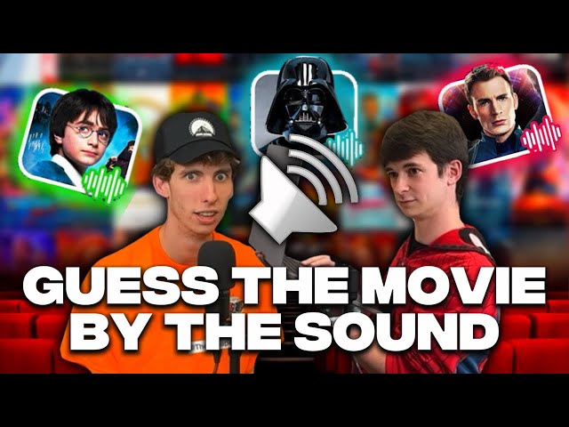 GUESS THE MOVIE BY ONLY THE SOUND?! Movie Trivia Challenge | The Escape Pod Podcast