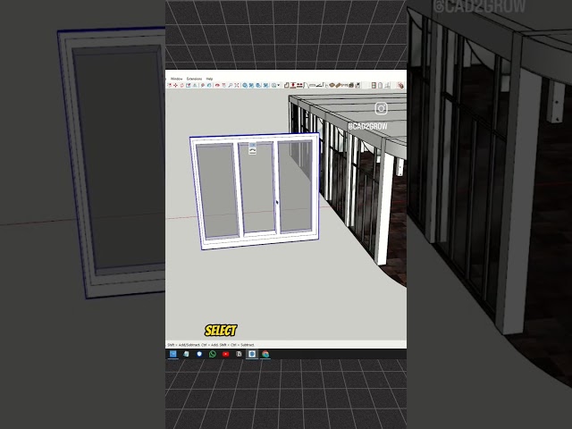 simple way to place WINDOW in curve corners