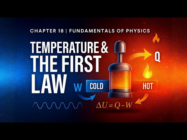 Temperature and The First Law of Thermodynamics Explained | Fundamentals of Physics Chapter 18