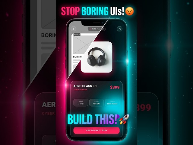 Stop Making Boring Flutter UIs… Build THIS Instead! 🚀