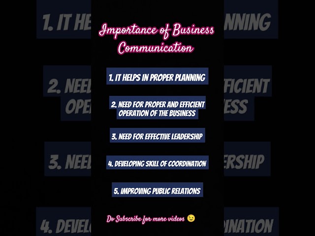 Importance of Business Communication #bcom1styear #businesscommunication