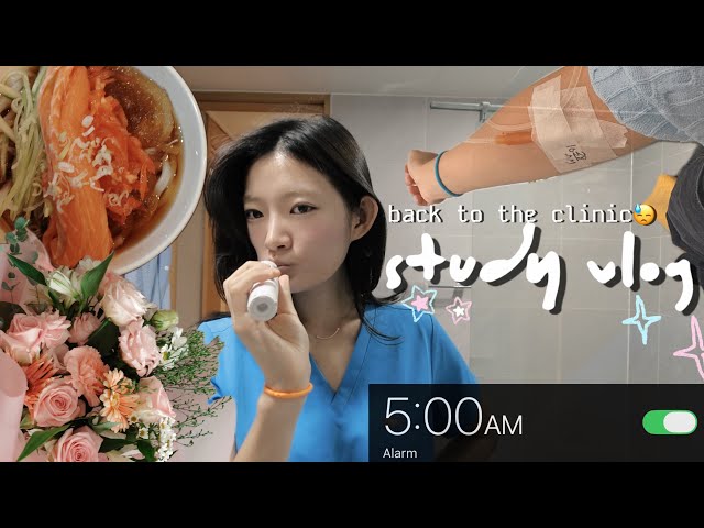 study vlog: 5:00am mornings, pushing through feeling unproductive, what i ate