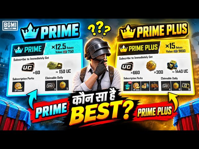 BGMI PRIME AND PRIME PLUS SUBSCRIPTION BENEFITS EXPLAINED | HOW TO BUY PRIME PRIME PLUS IN BGMI