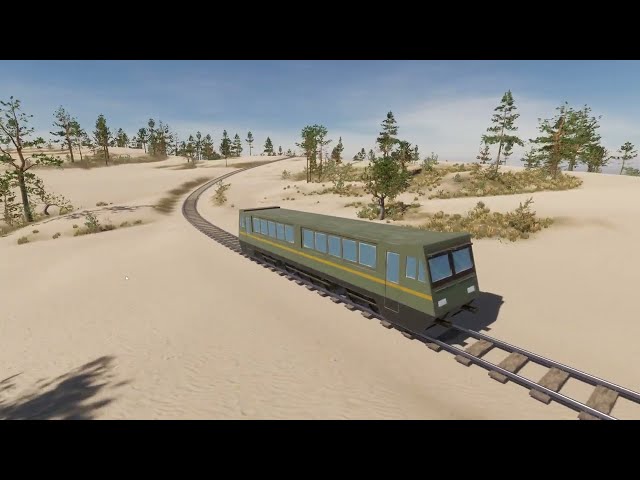 Train Demo Scene - 90 Seconds - Timelapse with Factor x1