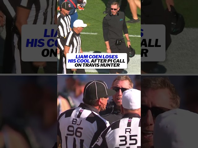 Coen did not agree with the PI call on Hunter 😬