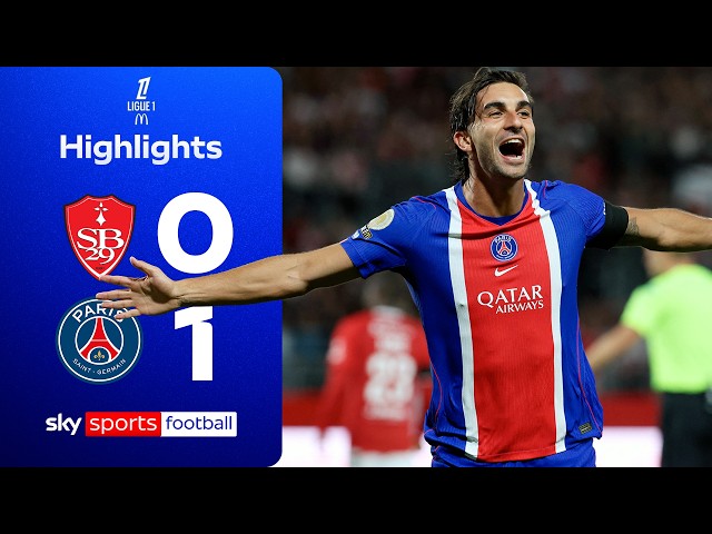Ferran Torres gives PSG first league win of the season! | Brest 0-1 PSG | Ligue 1 Highlights