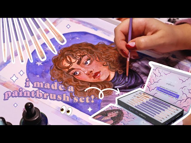 Painting with *my own* Paintbrushes!! ✷ CRAFTAMO x Pypah collab REVEAL