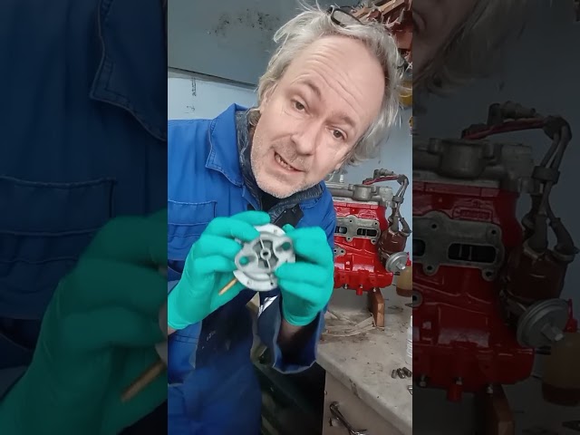 Saab 95 two stroke fuel pump #classiccars #saab #automobile #mechanic