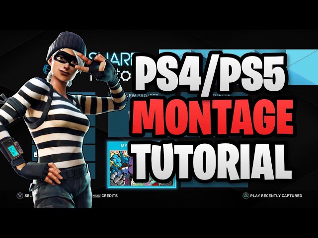 How I Edit Fortnite Montages On SHAREfactory (PS4/PS5 Tutorial)
