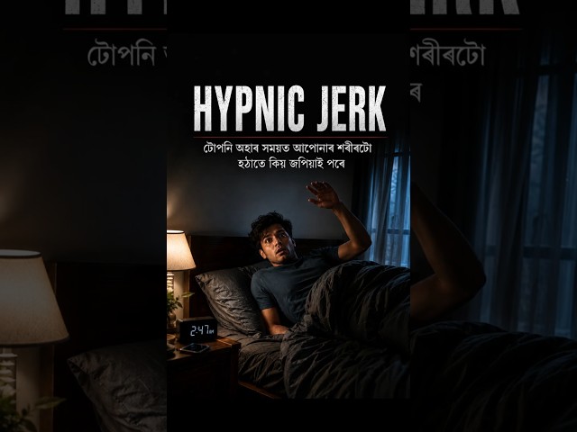 কেতিয়াবা শুই থাকোঁতে এনেকুৱা হৈছে নেকি? 😳 | The Science Behind Hypnic Jerk! #letsapproach #shorts