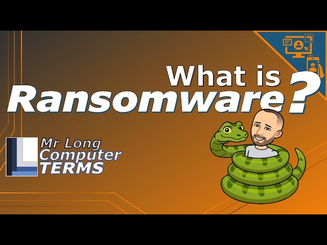 Mr Long Computer Terms | What is Ransomware?